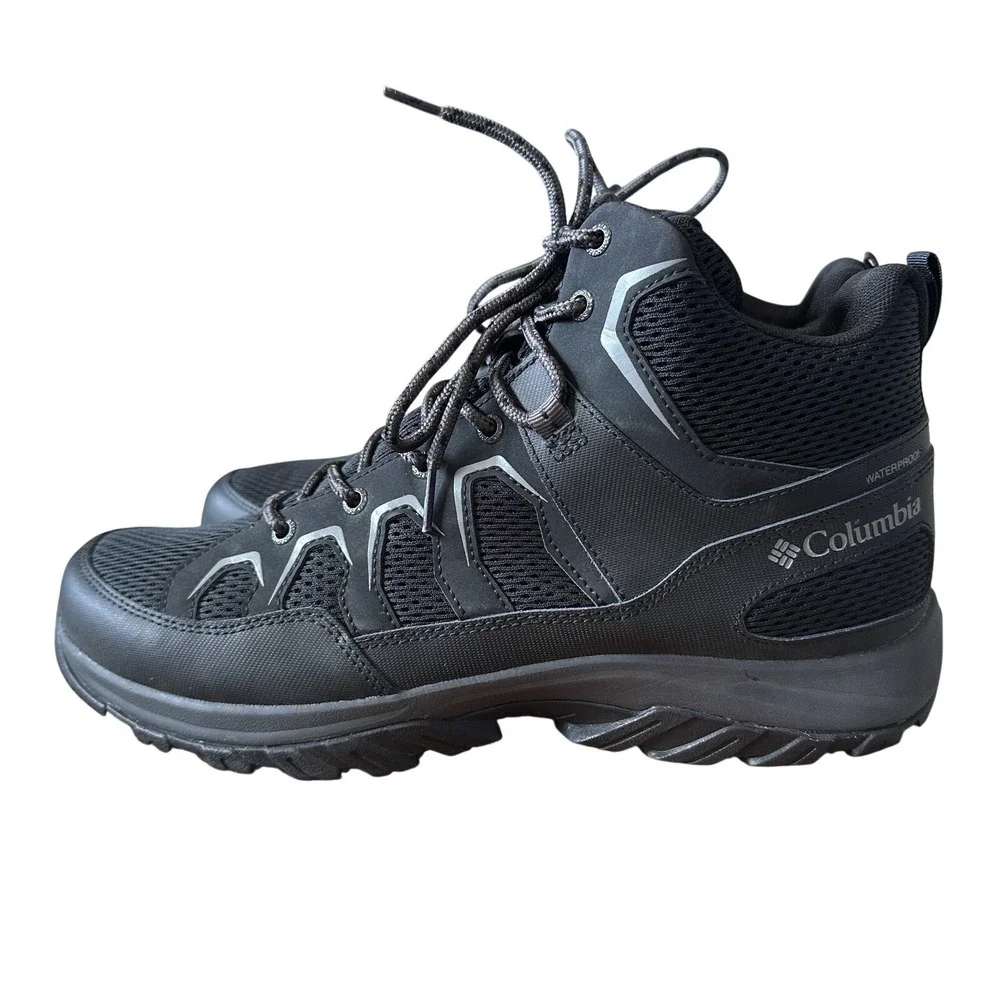 NEW Columbia Granite Trail Mid Waterproof Boots Mens Sz 13 Black Hiking Gorpcore